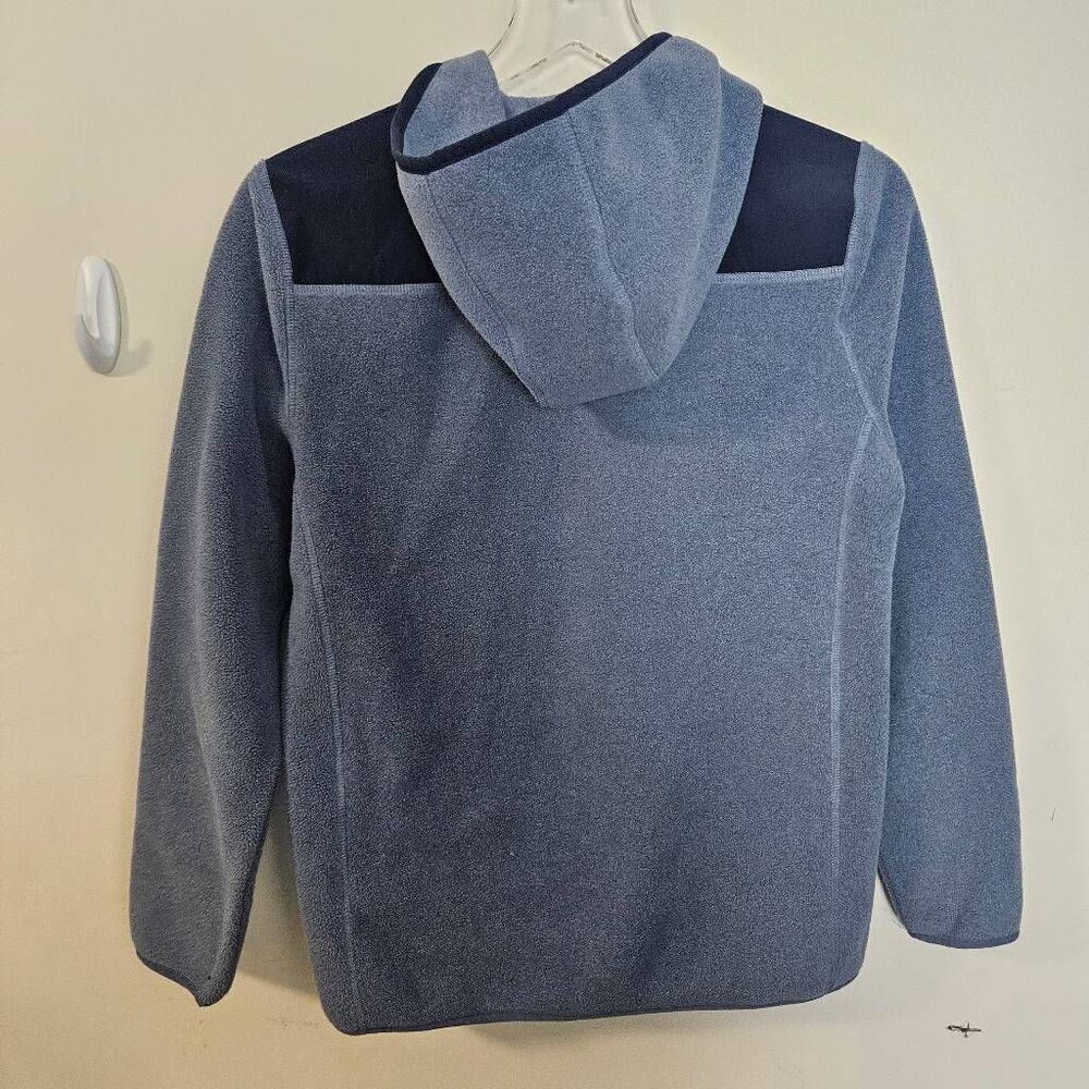 Vineyard Vines Kids' Fleece Half Zip Shep Shirt Hoodie In Faded Indigo Heather L - Picture 3 of 5